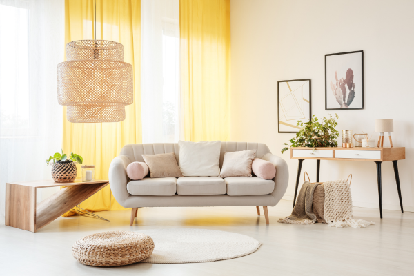 Which color curtains are best for living room