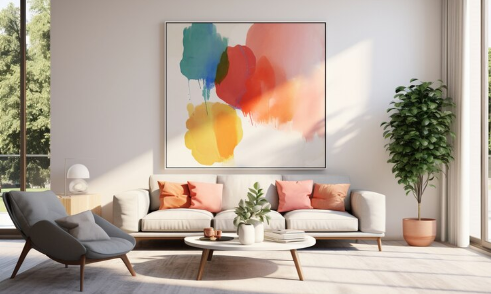 Modern Abstract Wall Art for Living Room