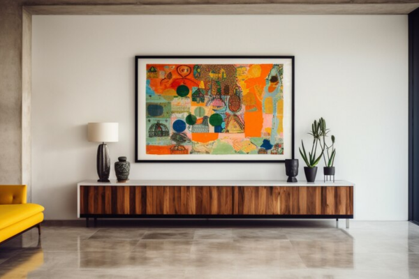 Modern Abstract Wall Art for Living Room
