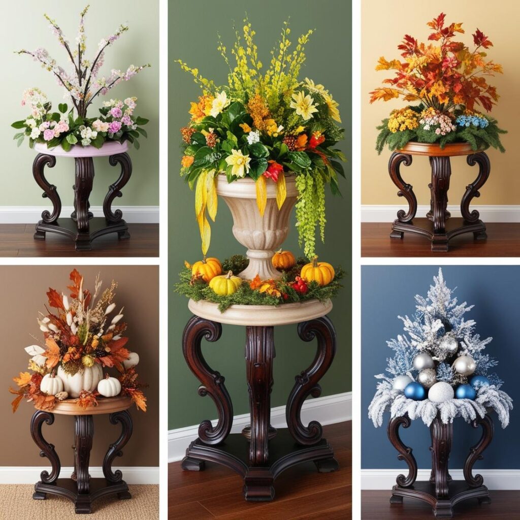 Seasonal and Occasional Updates for Decorate a Plant Stand