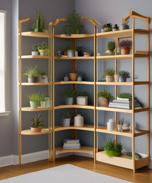 6. Corner Shelving Unit