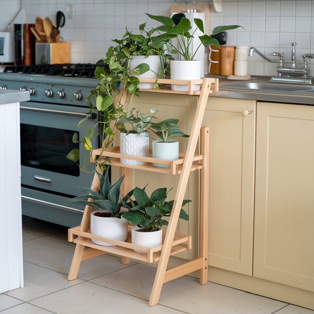 Tilt Ladder Plant Stand